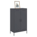 vidaXL Skříň highboard antracitová 68 x 39 x 113 cm ocel