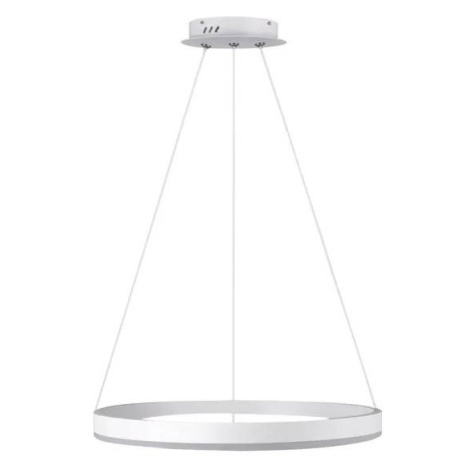 German Závěsné LED stropní svítidlo Noble / 60 cm / 3675 lm / bílá