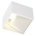 SLV BIG WHITE LOGS IN, nástěnné svítidlo, LED, 3000K, hranaté, bílé, vč. ovladače LED 151321