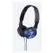 SONY stereo sluchátka MDR-ZX310, modrá