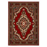 Alfa Carpets  Kusový koberec TEHERAN T-102 red - 80x150 cm