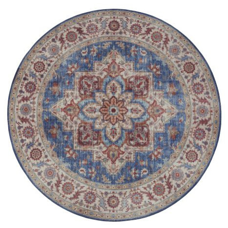 Kusový koberec Asmar 104001 Jeans/Blue kruh FOR LIVING