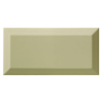 Obklad Ribesalbes Chic Colors olive bisel 10x20 cm lesk CHICC1641