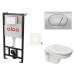 Cenově zvýhodněný závěsný WC set Alca do lehkých stěn / předstěnová montáž+ WC S-Line S-line Pro