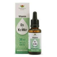 Vitamín D3+K2 Mk7 30ml EKOMEDICA