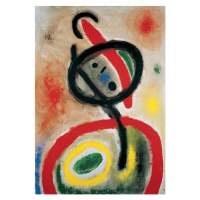 Umělecký tisk Žena III, 1965, Joan Miró, 60x80 cm