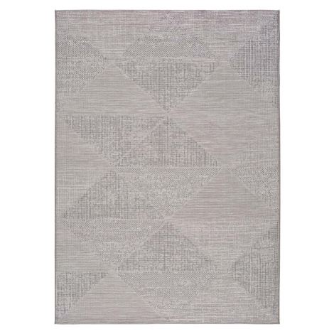 Šedý venkovní koberec Universal Macao Grey Wonder, 77 x 150 cm