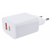 Solight USB A+C 20W fast charger DC71