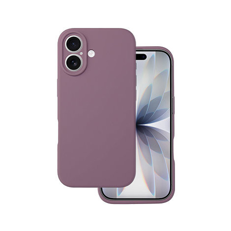 TopQ Zadní kryt Silicone Lite pro iPhone 17 heather