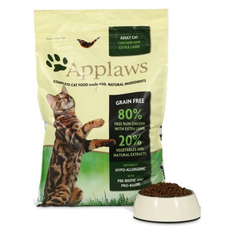 Applaws Cat kuřecí a jehněčí maso 2x7,5kg