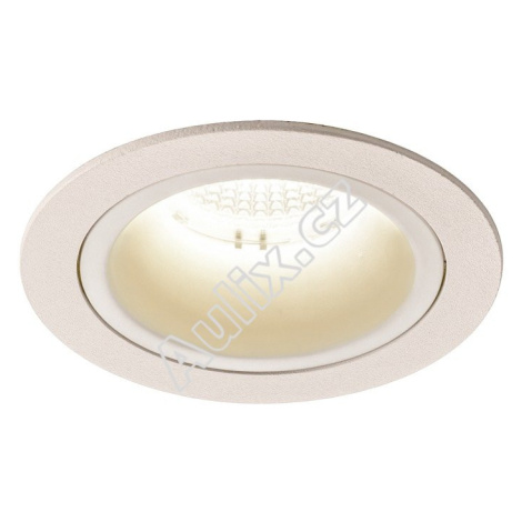 NUMINOS® DL M vnitřní LED zápustné stropní svítidlo bílá/bílá 4000 K 40° včetně listových pružin SLV
