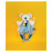 Plyšová koala na loutkové divadlo Doudou Amusette 3v1 Doudou et Compagnie modrá 30 cm od 0 měsíc