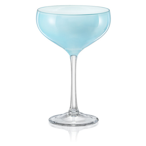 Crystalex modré sklenice na koktejly Pralines 180 ml 4KS Crystalex-Bohemia Crystal
