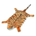 Plyšový koberec tygr 144 cm hnědý