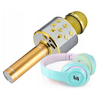 Karaoke Set DMX Sluchátka+ Bluetooth Mikrofon