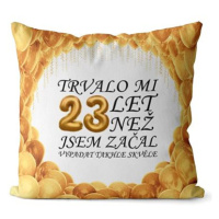 Impar polštář Trvalo mi 23 let