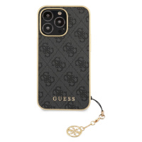 Zadní kryt Guess 4G Charms pro Apple iPhone 13 Pro Max, šedá