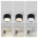 NORDLUX přisazené downlight svítidlo Fallon H60 bílá / kartáč. ocel 47540132