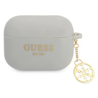 Guess GUAPLSC4EG AirPods Pro cover grey Silicone Charm 4G Collection (GUAPLSC4EG)