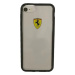 Kryt Ferrari - Hard Case Apple iPhone 7 - Transparent/Black (FEHCRFP7BK)