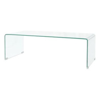 Konferenční stolek tvrzené sklo 100x48x33 cm čiré