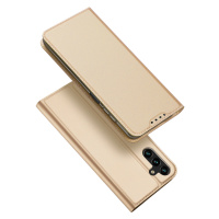 Dux Ducis Skin Pro pouzdro Samsung Galaxy A14 5G flip cover card wallet stand gold