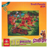 Trefl Puzzle Scooby Doo: Fotbal 3D 24 dílků