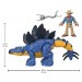 mamido Jurassic World sada Imaginext figurky Stegosaurus a Dr. Grant