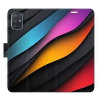 iSaprio Flip pouzdro Color Waves pro Samsung Galaxy A71