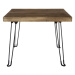 Odkládací stolek Pavlovnie světlé dřevo, 60 x 60 cm