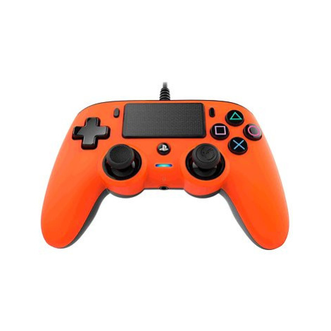 Nacon Wired Compact Controller PS4 - oranžový