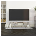 Kalune Design TV stolek CANAZ 120 cm bílý/černý