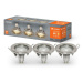 LEDVANCE zapuštěné svítidlo Spotlight Recess Set vč. Osram LED 3x2.6W GU10 kartáčovaný nikl 4058