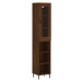 vidaXL Skříň highboard hnědý dub 34,5 x 34 x 180 cm kompozitní dřevo