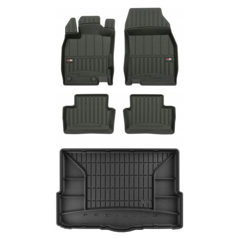 Set 3D gumové autokoberce rohož Renault Kadjar 2015-2022 d