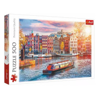 Puzzle Amsterdam, Nizozemí 500 dílků 48x34cm v krabici 39,5x27x4,5cm