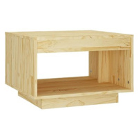 SHUMEE Konferenční stolek 50 × 50 × 33,5 cm masivní borové dřevo, 808503