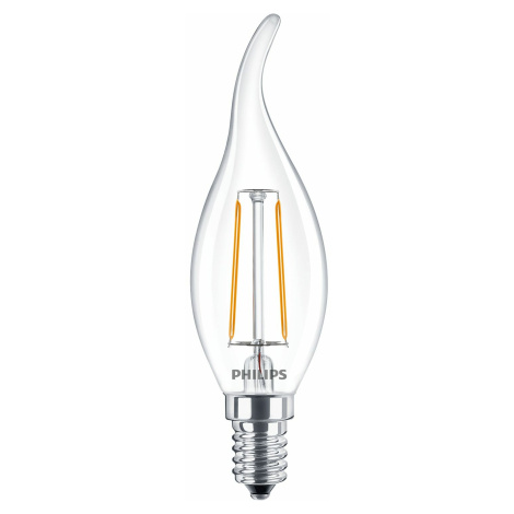 Philips CLASSIC LEDCandle ND 2-25W BA35 E14 827 CL