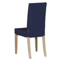 Dekoria Potah na židli IKEA  Harry, krátký, tmavě modrá, židle Harry, Quadro, 136-04
