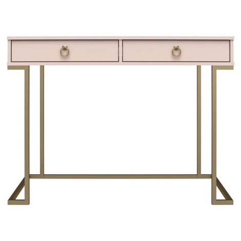 Růžový pracovní stůl CosmoLiving by Cosmopolitan Camila Cosmopolitan design