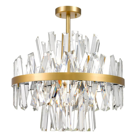 Zuma Line C0567-08C-7GAC - Lustr na tyči CONSTANTINOPLE 8xG9/28W/230V zlatá C0567-08C-7GAC