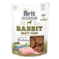 Snack BRIT Jerky Rabbit Meaty Coins 80 g