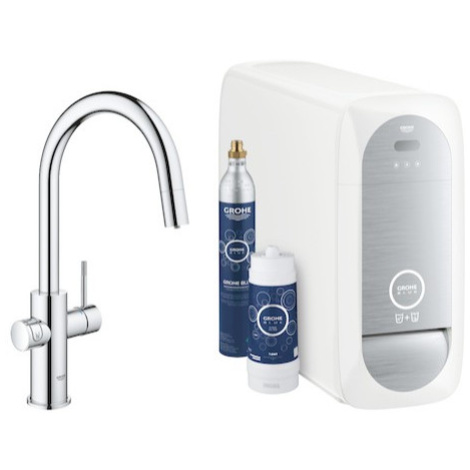 Grohe Blue Home dřezová baterie s vytahovací sprškou chrom 31541000 G31541000