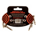 Ernie Ball 3" Flat Ribbon Patch Cable Red 3-Pack