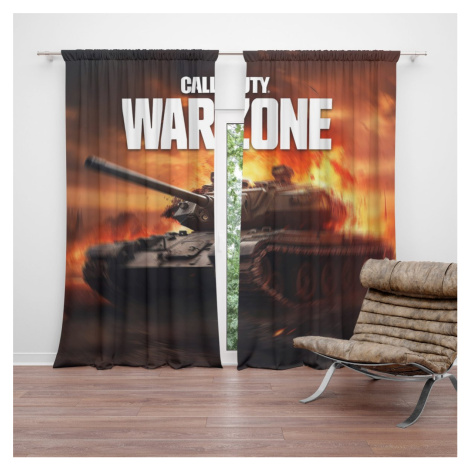Závěs Call of Duty Warzone - tank: 2ks 140x250cm