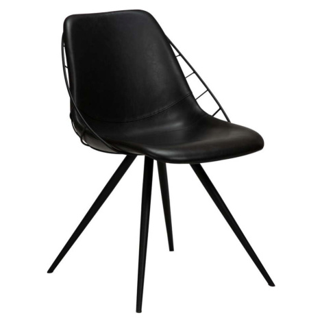Černá jídelní židle z imitace kůže DAN-FORM Denmark Sway ​​​​​DAN-FORM Denmark