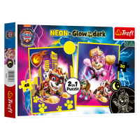 Trefl Puzzle 2 v 1 Glow in the dark (Tlapková patrola)