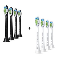 Philips Sonicare Optimal White HX6064/11, 4 ks + Philips Sonicare Optimal White HX6064/10, 4 ks