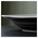 Hluboký talíř průměr 25 cm RUSTIC House Doctor - tmavě šedý