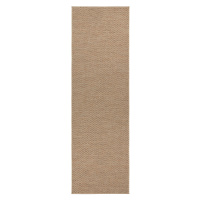 BT Carpet - Hanse Home koberce Běhoun Nature 104267 Beige/Terra – na ven i na doma - 80x350 cm